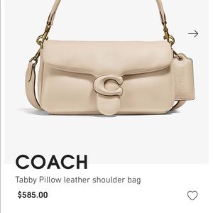 COACH
Tabby Pillow leather shoulder bag
